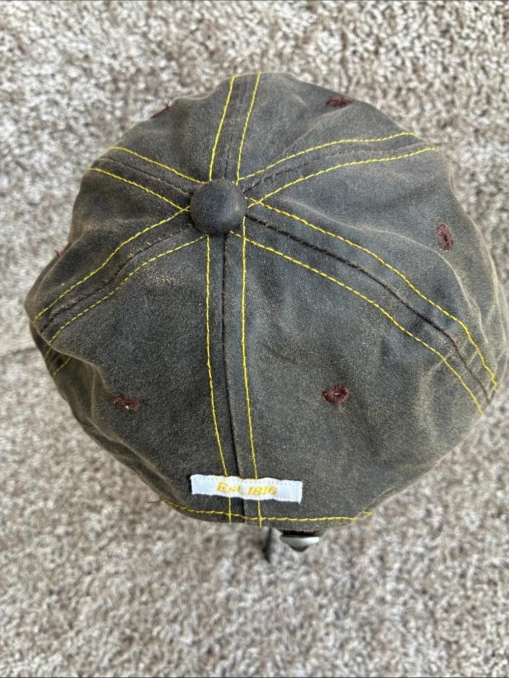 Remington distressed cap
